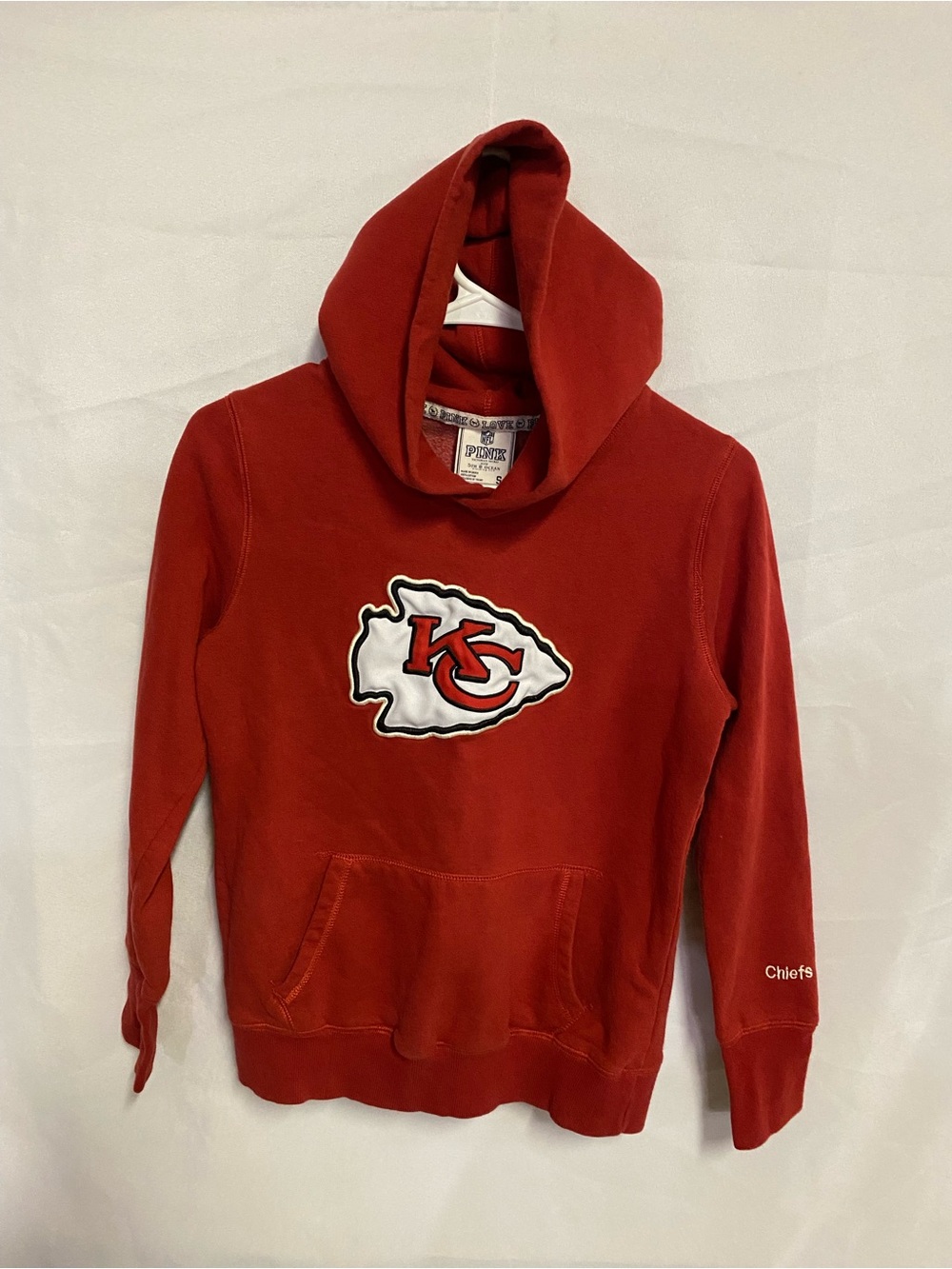 Kansas City Chiefs Red Hoodie Victoria Secret Pink